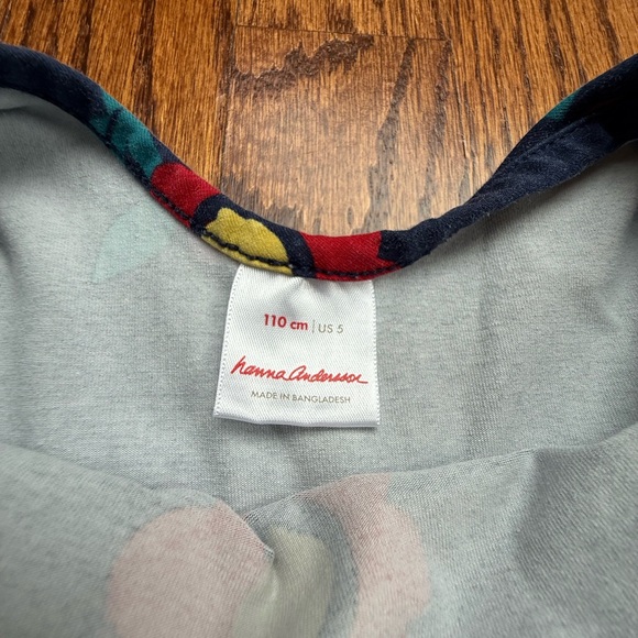 Hanna Andersson Floral Scoop Back Twirl Dress 5 - Picture 5 of 6